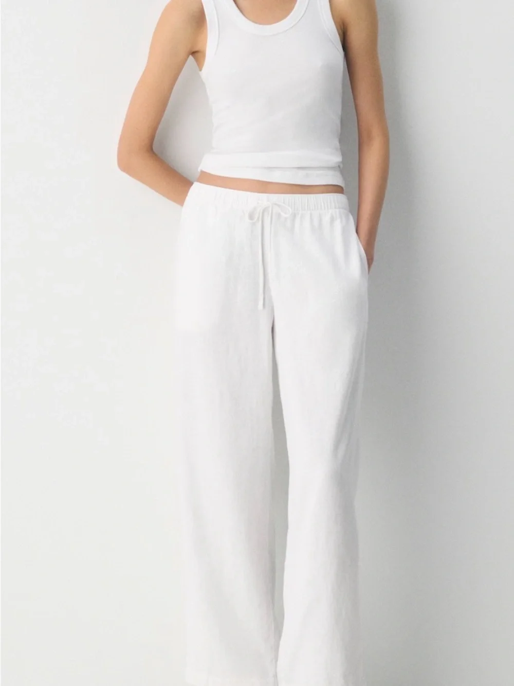 Aritzia The Group Sontag Linen Pant